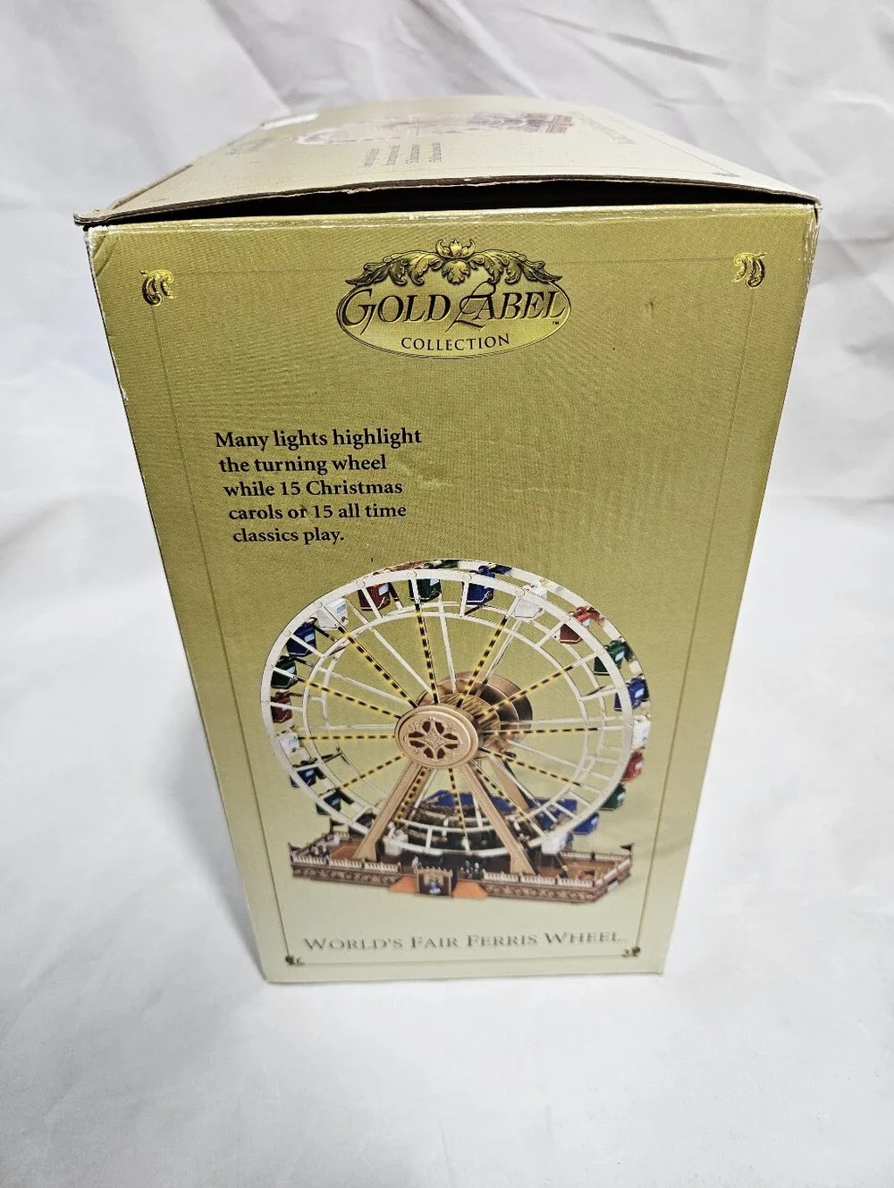Gold Label Collection World's Fair Ferris Wheel - Gold & White